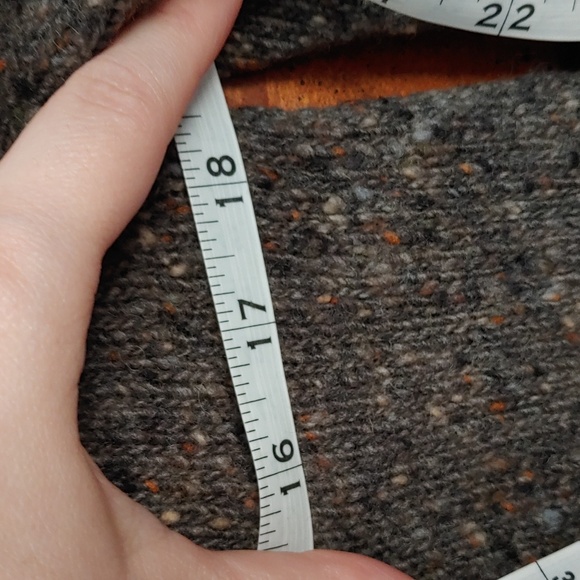 Highland Store Scottish fairisle sweater in bracken tweed fleck wool, women's XS - Picture 4 of 7